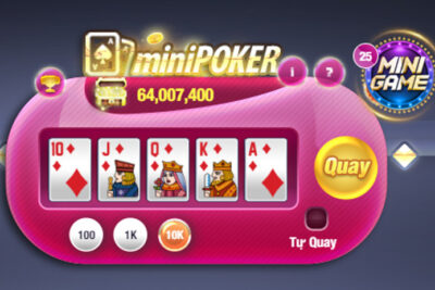 Mini Poker Win79 là gì? Kinh nghiệm chơi giành chiến thắng